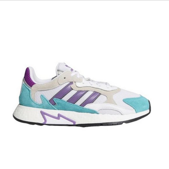 Adidas Originals Tresc Run Boost White Purple Aqua Blue EH1352 Size 10